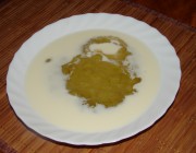 Rabarberu biezais ķīselis